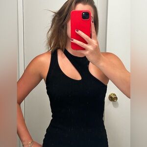 NWOT Agolde Black Asymmetrical Tank